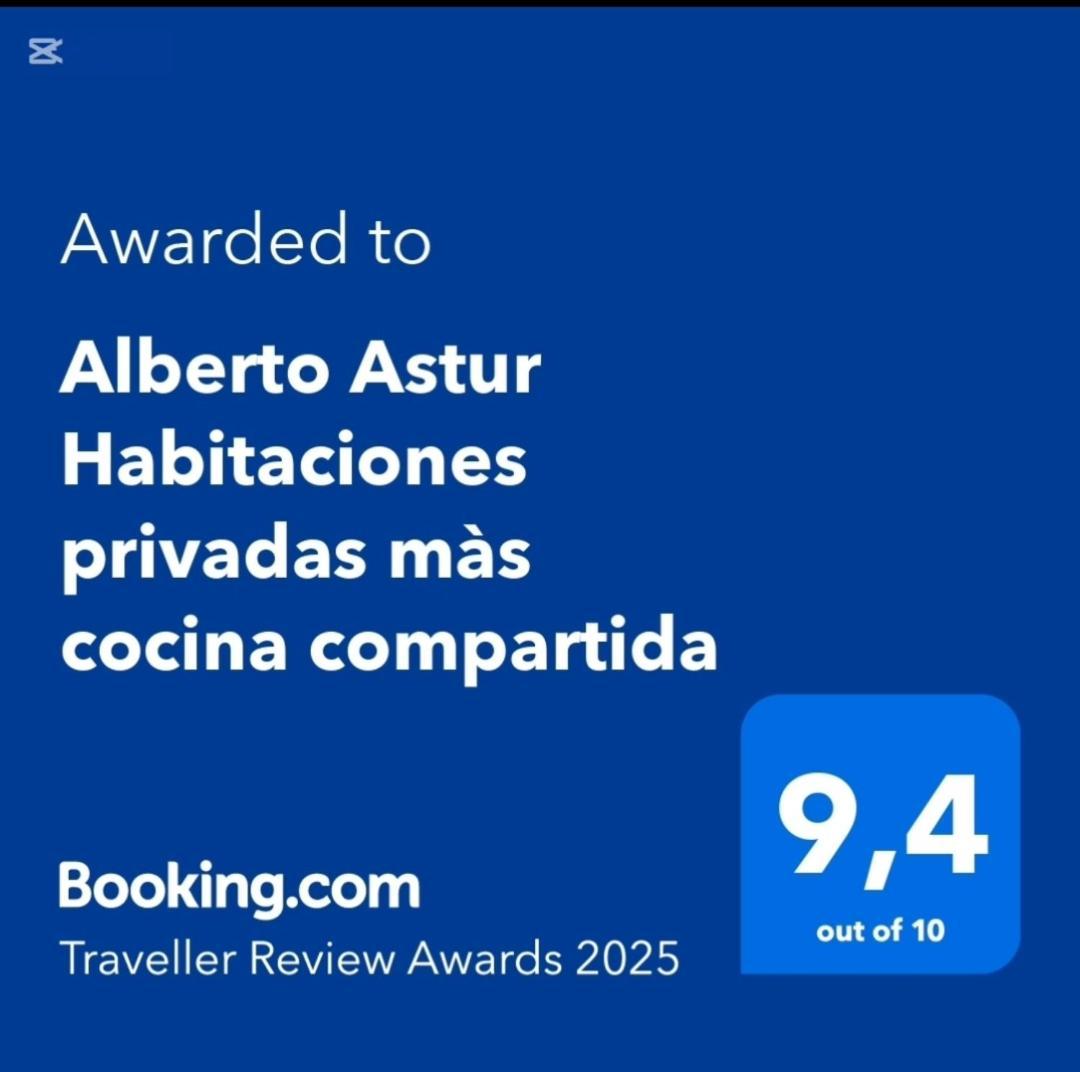 Alberto Astur Habitaciones Privadas Mas Cocina Compartida 오비에도 외부 사진